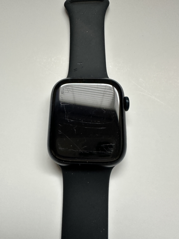 Apple Watch Series 7 45mm Midnight Aluminum - Midnight Sport Band - Image 3